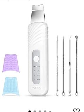 Blackhead Remover Tools, Face Scrubber Skin Spatula for Facial Cleansing 4 Modes